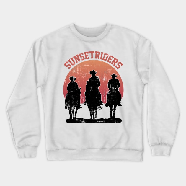 Sunset Riders Crewneck Sweatshirt by Dojaja